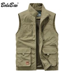 Men's Vests BOLUBAO Men Mens Sleeveless Vest Spring Summer Travels Outdoors Plus Size Pography Clothing 230905