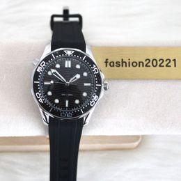 omega Montre watche designer watch mens watch high quality machinery Automatic Hour Hand Mechanical Movement Rubber strap Watch Fashion movement watches