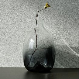 Vases Transparent Nordic Simple Table Vase Creative Handmade Glass Flower Arrangement Ins Style Living Room Decoration Home Decor