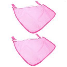 Stroller Parts 2 Pcs Travel Baby Bags Portable Mesh Hanging Net Storage Side Sling Polyester