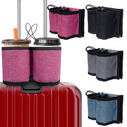 Storage Bags Luggage Travel Cup Holder Portable Drink Bag Suitcase Handles Free Bottle Insulation with Shoulder 230906