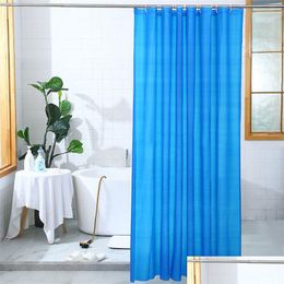 Shower Curtains Bathroom Curtain White Waterproof Thick Solid Bath For Bathtub Large Wide Bathing Er Drop Delivery Home Garden Access Otzvw