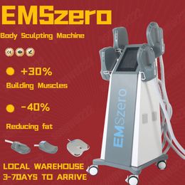 DLS-EMSLIM Muscle Building Fat Burning Machine EMSzero Reducing Fat Hi-emt Sculpt Machine 4 Handles With Pelvic Stimulation Pads Beauty Salon