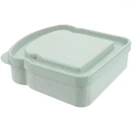 Plates Container Sandwich Box Small Microwave Safe Containers Lids Toast Large Outdoor Bread Child