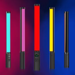 LED Light Sticks Handheld RGB Colorful Stick Light 19.68 inch 50CM Handheld LED Light Wand CRI 95 2500K-9000K Pography Studio Lamp 230906