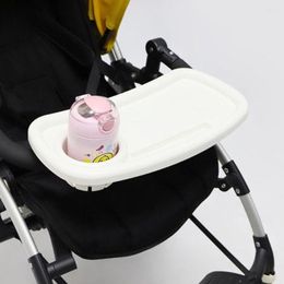 Stroller Parts Universal Baby Snack Tray Childrens Cart Pram Dinner Table Milk Bottle Cup And Phone Holder Accessories For Travelling