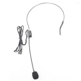 Microphones 2 Pcs Mic Voice Vocal Microphone Headphone Wired Ear Headphones Headset Condenser Thread