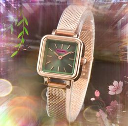 Woman Small Square Round Two Pins Dial Watch Quartz Movement Ultra Thin highend Clock waterproof business casual watches montre de luxe gifts
