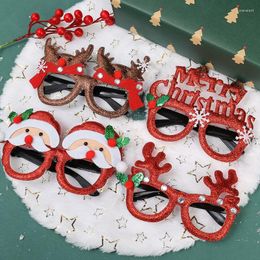 Sunglasses Christmas Fasionable Glasses Funny Interesting Playful Gift Decoration Prop Colourful Eyeglass Frame Cute Cartoon Party Supplies