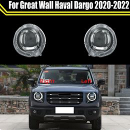 For Great Wall Haval Dargo 2020-2022 Headlamps Transparent Cover Lampshades Lamp Shell Masks Headlight Shell Light Caps
