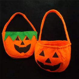 Halloween Pumpkin Bag Fashion Personalised Shopping Bag Handbag Non woven Handheld Candy Bag