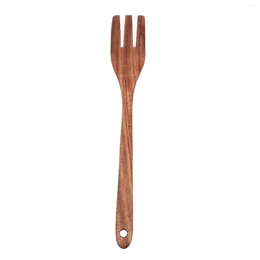 Dinnerware Sets Wooden Fork Mixing Spoons Household Noodle Kitchen Gadgets Portable Frying Cookware Cooking Tools Cuisine Stir-fry