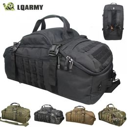 Outdoor Bags 40L 60L 80L Waterproof Travel Bags Large Capacity Luggage Bags Men Duffel Bag Travel Tote Weekend Bag Military Duffel Bag 230907