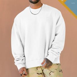 Men's Hoodies 2023 American Sweater Fashion Brand Spring And Autumn Simple Sports Casual Top Loose Versatile Round Neck Pullover