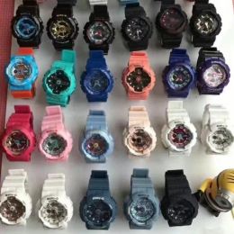 Gshock erkekler aydınlık çift ekranlı spor spor dijital saat çok işlevli kadınlar kol saati kol saatleri izle