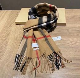 Scarf fashion brand 100% Cashmere Scarves For Winter Womens and mens Long Wraps Size 180x30cm Christmas gift