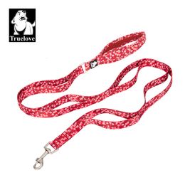 Dog Collars Leashes Truelove Floral Pet Leash Neoprene Padded Handle Traffic Control Dog and Cat Strong Enough and Easy to Use Travel TLL3112 230906