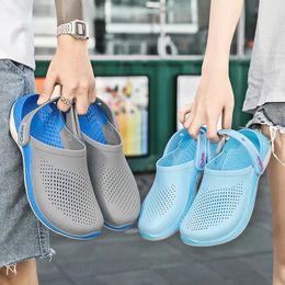 Sandals Unisex Garden Shoes Summer Breathable Trend Outside Wear Beach Slippers Non-slip Men Outdoor Sports Size 36-46