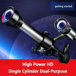 Telescopes HD Professional Astronomical Telescope Set Children Students Stargazing Supplies Q230907