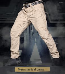 Men's Pants Summer Men Tactical Multiple Pocket Trousers Lightweight Army Military Long Male Waterproof Quick Dry Cargo