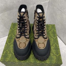 Botas de designer botas de alta qualidade botas de alta qualidade das mulheres dos homens meia bota estilo clássico sapatos inverno outono botas de neve náilon lona tornozelo bota