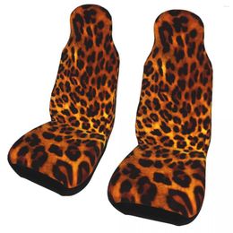 Car Seat Covers 3D Print Leopard Universal For Cars Trucks SUV Or Van Cheetah Bucket Seats Protector Women