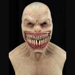 Party Masks Halloween Horror Latex Mask Men Women Full Face Mask Cover Masquerade Haunted House Family Gifts x0907