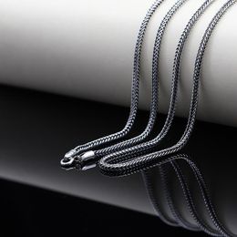 Chains S925 Pure Silver Ornaments Rope Chain Gift Tide Ancient Men Women Pendant Necklace Boys