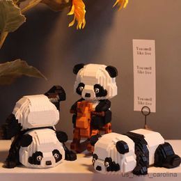 Blocks Micro Building Blocks DIY Diamond Blocks Panda Lovely Animal Toys Constructions Toys for Boys Girls Gifts R230907