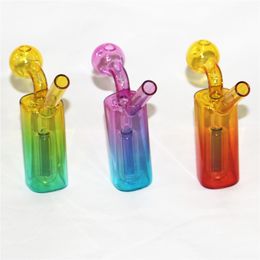 Mini Glass Oil Burner Bong dab rigs Bubble Water Bongs Ash Catcher Pipe Smoking Hookahs Bowls