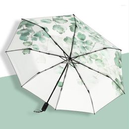 Umbrellas Portable Cute Small Umbrella Automatic Kawaii Garden Outdoor Aesthetic Designer Uv Beach Paraguas Chinese