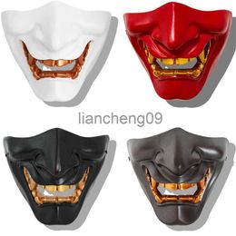 Party Masks Halloween Dance Laugh Prajna Tactical Mask COS Devil Horror Grimace Male And Female Adult Half-face Mask x0907