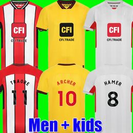 23 24 Sheffield Promition Home Soccer Jerseys United Men Kids 2023 2024 Football Terts