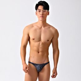 Men's Swimwear Low Waist Tight Sexy Men Swimming Trunk Surf Swimsuits Gay Man Bikinis Briefs Beach Shorts Sunga Masculina