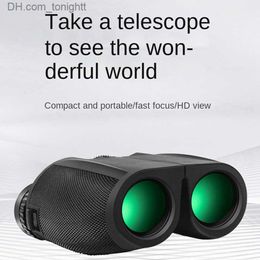 Telescopes Low-Light Night Vision Long-Distance Focusing Portable Travel Telescope Monocular Hunting Toy Q230907