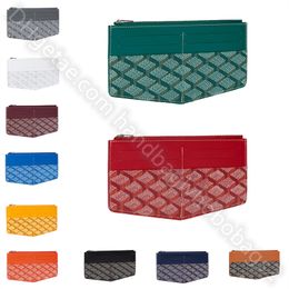 Mirror quality coin purses designer card holders Mens womens Genuine leather passport holder key pouch Multi card slots credit card holder With box wallet wholesale