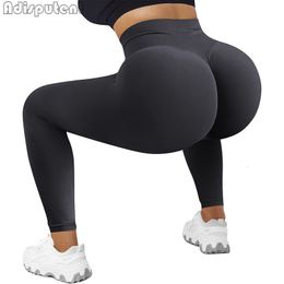 Women's Leggings High Waist Leggings Women Seamless Sexy Push Up Butt Yoga Pants Gym Fitness Legging Tummy Control Workout Running Tights 230907