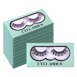 Thick Curled Coloured Glitter False Eyelashes Extensions for Halloween Cosplay Party Hand Made Reusable Faux Mink Fake Lashes with Glitter Powder Strip Lash