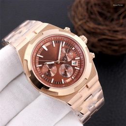 Wristwatches 2023 Men Fashion Commercial Automatic Mechanical Top Brand Stainless Steel Sports Watch Relogio Masculino