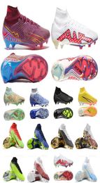 Fußballschuhe Fußballschuhe Weiß Bonded Barely Green Mbappe Pack Cleat Limited Edition Cleats Zooms Mercurial Superfly Ix 9 Elite9766554