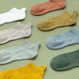 Men's Socks 10Pairs/Lot Cotton Casual Ankle Mesh Short Fashion Breathable Men Comfortable Pack Male Street Fashions