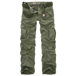 Pantalones Cargo para hombre 2019 otoño Hip hombres cargo users pantalones militares para hombre 7 colores pantalones ocio cot270P