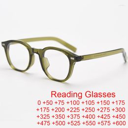 Sunglasses Small Computer Reading Glasses Women Men Trendy Vintage Brand Designer Rivets Square Green Eyeglasses Female Eyewear UV400