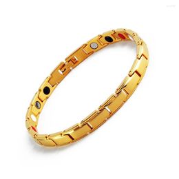 Bangle Fashionable Stainless Steel Production Female Health Energy Magnet Metal Bracelet Radiation Protection Jewelry