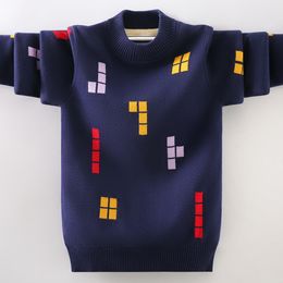 Pullover Children s Sweater Winter Boy s Clothing O Neck Knitting Kids Clothes Keep Warm 230906