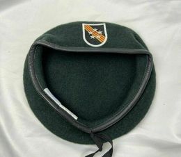 Berets VIETNAM WAR US ARMY 5TH SPECIAL FORCES GROUP Blackish GREEN BERET 5 STAR GENERAL RANK MILITARY CAP All Sizes
