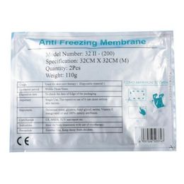 Body Sculpting Slimming Anti-Freezing Membranes For Machines Antifreeze Membrane 0.6G Bag 28X28Cm Cryo Therapy Pads