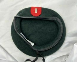 Berets US Army 7th Special Forces Group Blackish Green Beret First Lieutenant Officer Rank Hat All Sizes