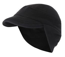 Wide Brim Hats Bucket Connectyle Men' Winter Warm Skull Cap Outdoor Windproof Soft Fleece Earflap Beanie Daily with Visor 230907