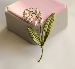 Brooches CSxjd High Quality Brooch Jewelry Lotus Leaf Natural Pearl Vintage Women's Wedding Accessories